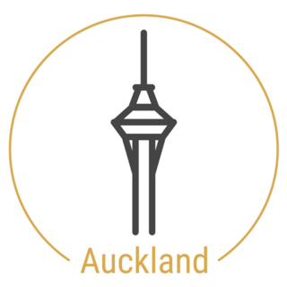 Auckland New Zealand Icon Sticker 