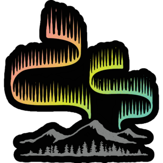 Aurora Nature Sticker