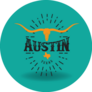 Austin Texas Lettering Logo Design Sticker