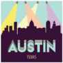 Austin Texas Usa Skyline Silhouette Spotlight Sticker