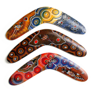 Australian Boomerang With Beautiful Design Sticker