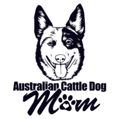 Australian Cattle Mom Sticker