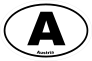Austria A Oval Sticker