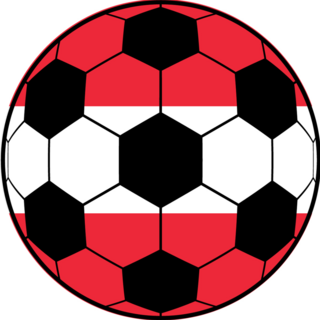 Austria Flag And Football Ball Sticker