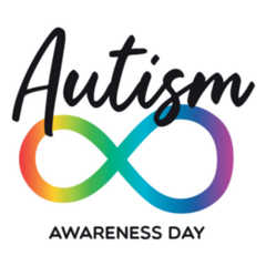 Autism Awareness Day Infinity Icon Sticker