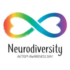 Autism Awareness Day Neurodiversity Rainbow Sticker