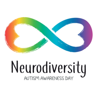 Autism Awareness Day Neurodiversity Rainbow Sticker