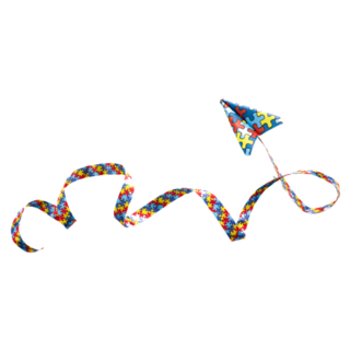 Autism Awareness Day Puzzle Paper Plane Sticker