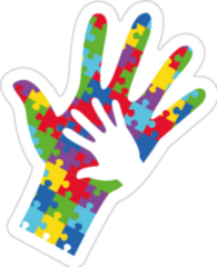 Autism Awareness Hands Sticker