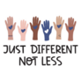Autism Awareness Just Different, Not Less Sticker