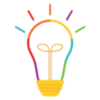 Autism Awareness Light Bulb Icon Sticker