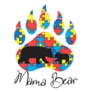 Autism Awareness Mama Bear Sticker