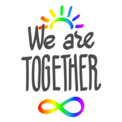Autism Awareness We Are Together Sticker