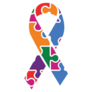 Autism Puzzle Ribbon Spread Awareness Sticker