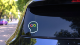 Autism Spectrum Disorders Rainbow Infinity Sticker on a Rear Car Window (New) example