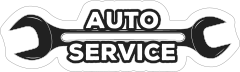 Auto Service Wrench Racing Car Sticker