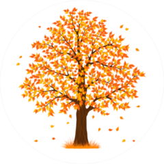 Autumn Fall Tree Sticker