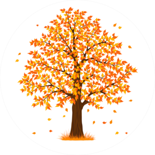 Autumn Fall Tree Sticker