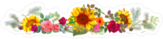 Autumn Flower Border Sticker