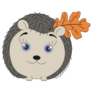 Autumn Hedgehog Sticker