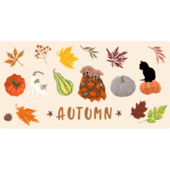 Autumn Leaves Sticker Sheet