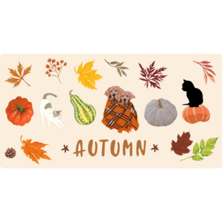 Autumn Leaves Sticker Sheet