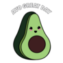 Avo Great Day Cute Avocado Vegetarian Sticker