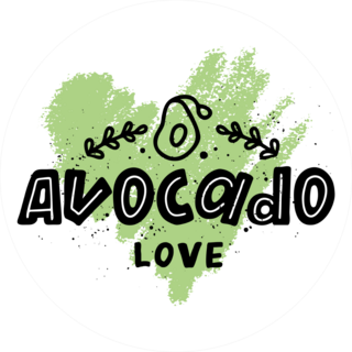 Avocado Love Scribble Sticker