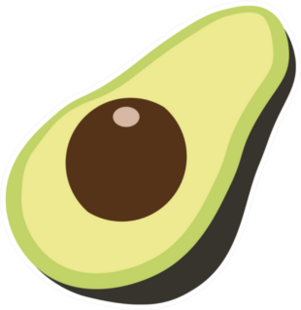Avocado Sticker