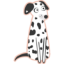Aware Dalmatian Sticker