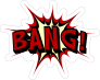 Awesome Bang Comic Sticker