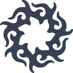 Awesome Blazing Sun Sticker