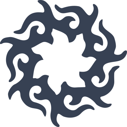 Awesome Blazing Sun Sticker