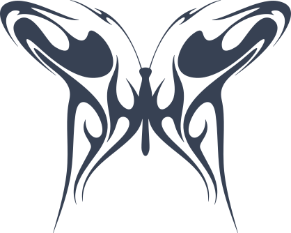 Awesome Butterfly In Flames Sticker