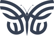 Awesome Butterfly Outlines Sticker