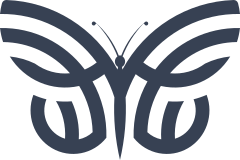 Awesome Butterfly Outlines Sticker