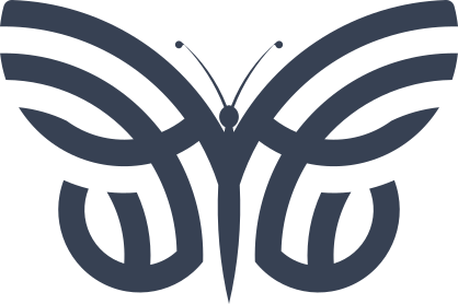 Awesome Butterfly Outlines Sticker