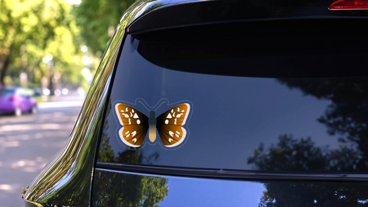 Awesome Butterfly Sticker on a Rear Car Window (New) example