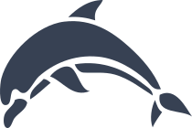 Awesome Dolphin Sticker