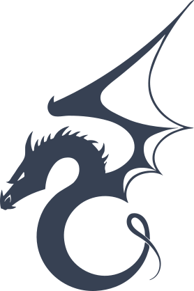 Awesome Flying Dragon Sticker