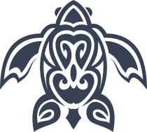 Awesome Hawaiian Tribal Turtle Sticker