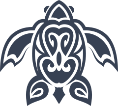 Awesome Hawaiian Tribal Turtle Sticker