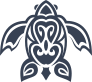Awesome Hawaiian Tribal Turtle Sticker