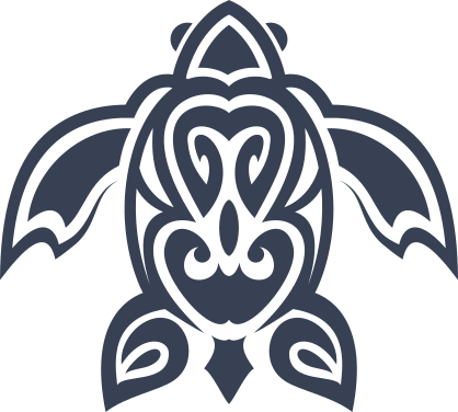 Awesome Hawaiian Tribal Turtle Sticker