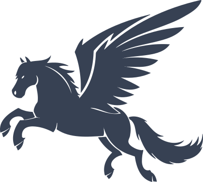 Awesome Pegasus Horse Sticker