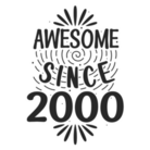 Awesome Since 2000 Lettering Sticker