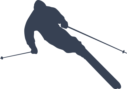 Awesome Skier Sticker