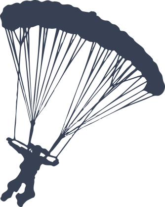 Awesome Sky Diver Sticker