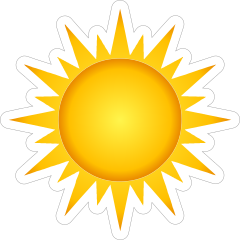 Awesome Sun Sticker