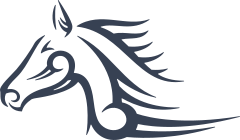 Awesome Tribal Horse Head Sticker